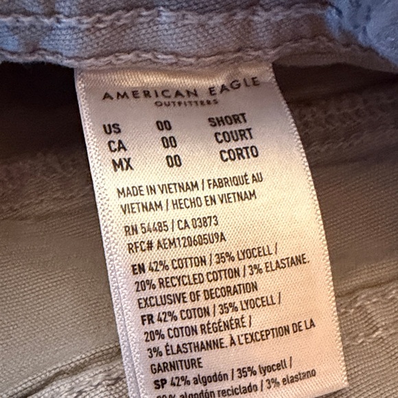 American Eagle Outfitters Gray Women Jeans, size 00 short - Picture 5 of 5